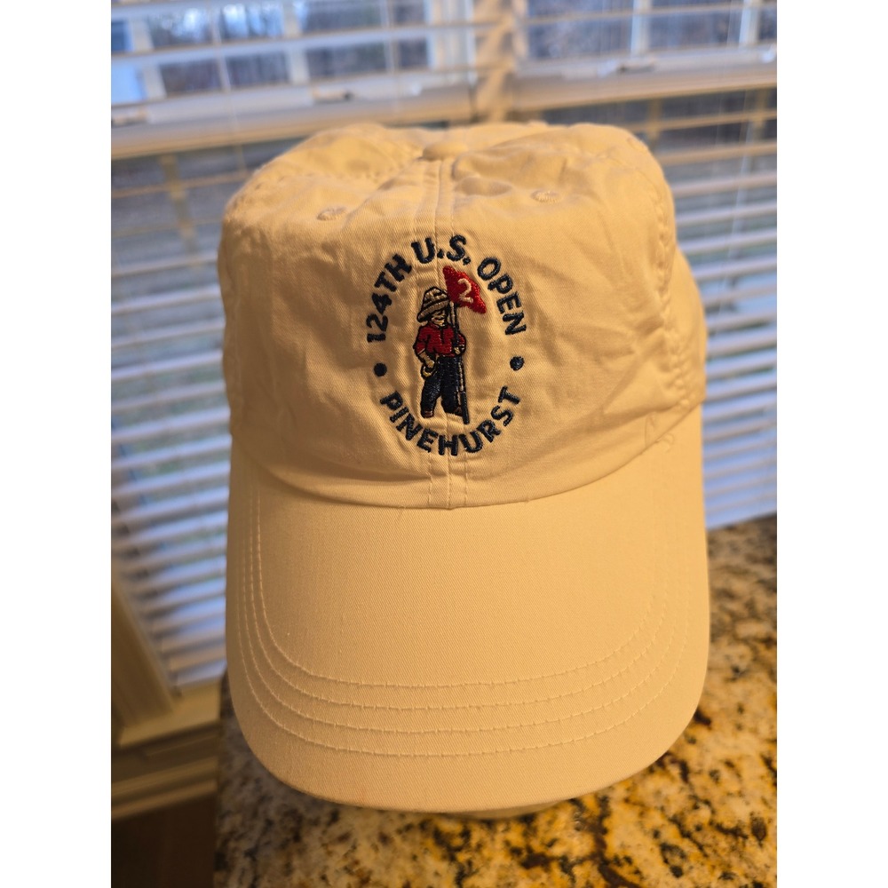 Ahead USGA Member 124th US Open Golf Cap‎ Pinehurst White Adjustable